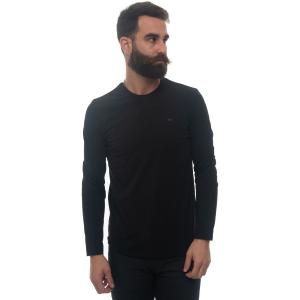 Emporio Armani T-shirt Nero Cotone Uomo