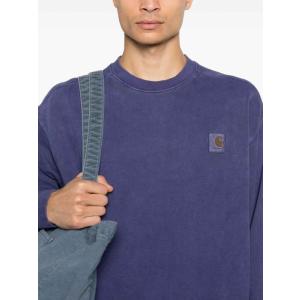 Felpa In Cotone Vista Carhartt Blu Taglia XL Carhartt  Taglia XL