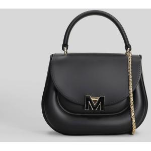 Borsa a spalla Flat Jelly in Gomma Nera