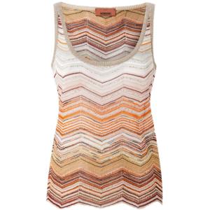 Canotta con motivo chevron