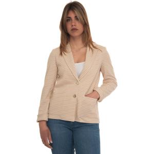 Pennyblack Giacca 2 bottoni  PIFFERO Beige-bianco Poliestere Donna