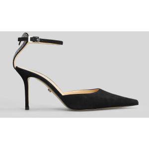 Decollete  in Camoscio Nero