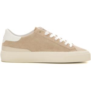 D.A.T.E. Sneakers in camoscio SONICA Beige Pelle Uomo