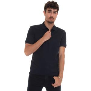 BOSS Polo manica corta Blu Cotone Uomo