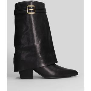 Stivali texani  in Pelle Nera