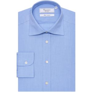 Camicia permanent azzurra, regular urbino francese