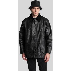 Giacca Casual Bedale wax in Cotone Nero