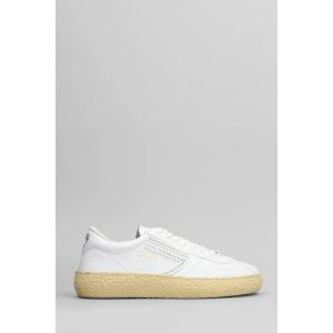 Sneakers Stud in Pelle Bianca