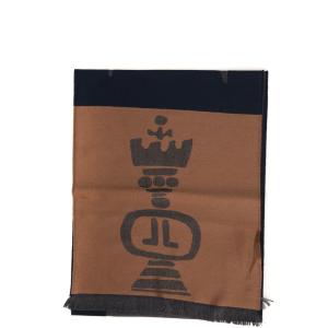 Lanvin Sciarpa Blu Lana Uomo