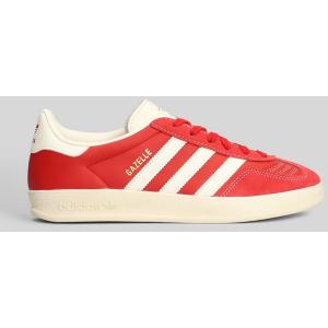 Sneakers Gazelle Indoor in Pelle Rossa