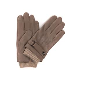 BOSS Guanti in pelle T.HERLOCK-TT Marrone Pelle Uomo