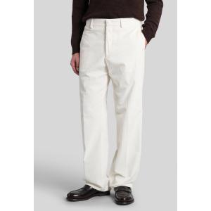 Pantalone P-nat04 in Cotone Bianco