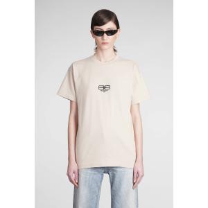 T-Shirt  in Cotone Beige