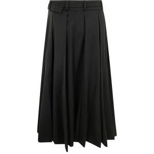 Gonna Midi A Pieghe Caratteristica Patou Nero Taglia 40 Patou  Taglia 40