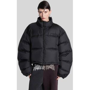 Piumino in Poliestere Nera
