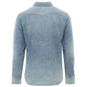 Camicia In Denim Slavato Polo Ralph Lauren Blu Taglia L Polo Ralph Lauren  Taglia L