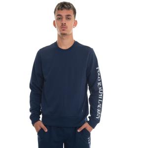 Ralph Lauren Felpa girocollo Blu Cotone Uomo