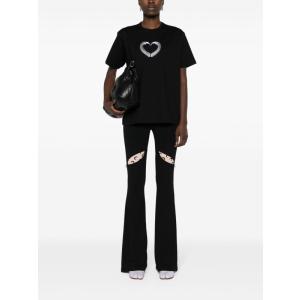 T-shirt In Cotone Stampato Junya Watanabe Nero Taglia S Junya Watanabe  Taglia S