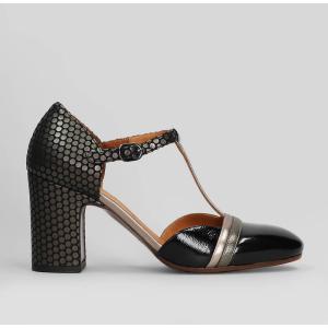 Decollete Miver in Pelle Nera