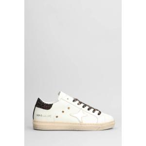 Sneakers  in Pelle Bianca