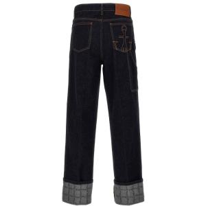 Jeans Da Lavoro Con Logo A Griglia J.w. Anderson Blu Taglia 33 J.w. Anderson  Taglia 33