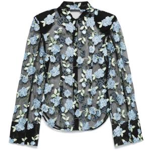 Camicia con inserti a rete