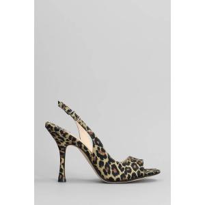 Sandali  in tessuto Animalier