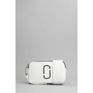 Borsa a spalla Snapshot in Pelle Bianca