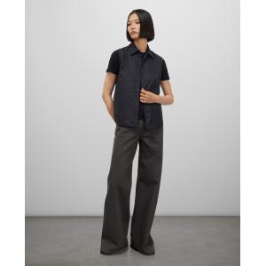 Aspesi Gilet Imbottito In Morbido Nylon Donna, Nero