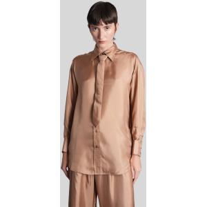 Camicia  in Seta Cammello