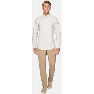 Boggi, Camicia In Oxford Di Cotone Organico Reg, Uomo, Light grey, Taglia: L