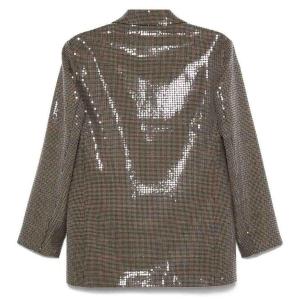 Giacca Con Paillettes Da Viaggio Golden Goose Nude e Neutro Taglia 38 Golden Goose  Taglia 38