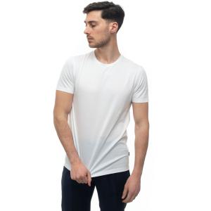BOSS T-shirt girocollo mezza manica Bianco Cotone Uomo