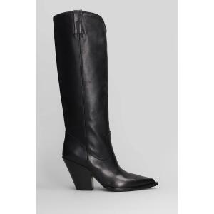 Stivali texani  in Pelle Nera