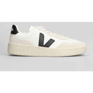 Sneakers V-90 O.T in pelle e camoscio Bianco