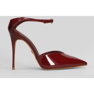 Decollete  in Vernice Bordeaux