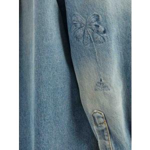 Sovracamicia Cargo In Cotone Palm Angels Blu Taglia S Palm Angels  Taglia S