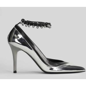 Decollete Peleny in Pelle Argento