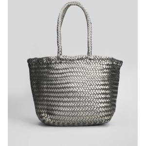 Tote Grace Basket Small in Pelle Canna di fucile