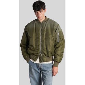 Giacca Bomber Chad ito in Nylon Verde