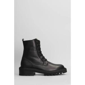 Anfibi  in Pelle Nera