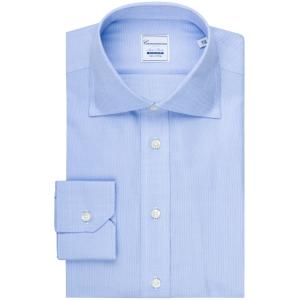 Camicia non iron azzurra, slim berlin francese