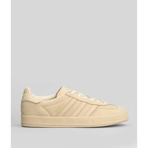 Sneakers Gazelle Indoor Lux in Camoscio e Tessuto Beige