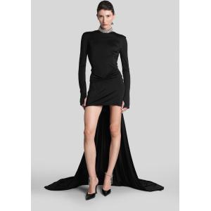 Abito corto  in viscosa Nera