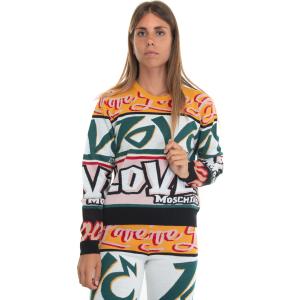 Love Moschino Maglia girocollo Multicolor Lana Donna