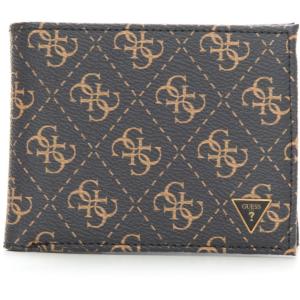 Guess Portafoglio Marrone/ocra Poliuretano Uomo