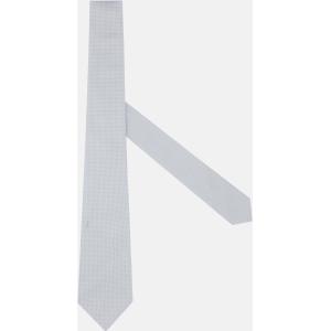 Boggi, Cravatta Cerimonia Motivo Geometrico In Misto Seta, Uomo, Azzurro