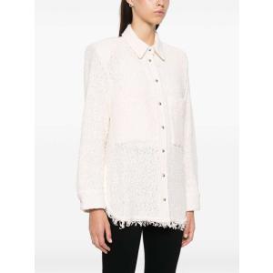 Camicia In Tweed Solaria Iro Rosa e Viola Taglia 36 Iro  Taglia 36