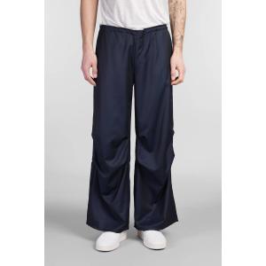 Pantalone Fan in Lana Blu