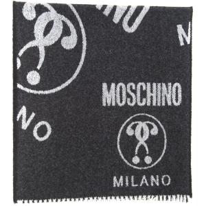 Moschino Sciarpa fantasia Nero Lana merino Uomo